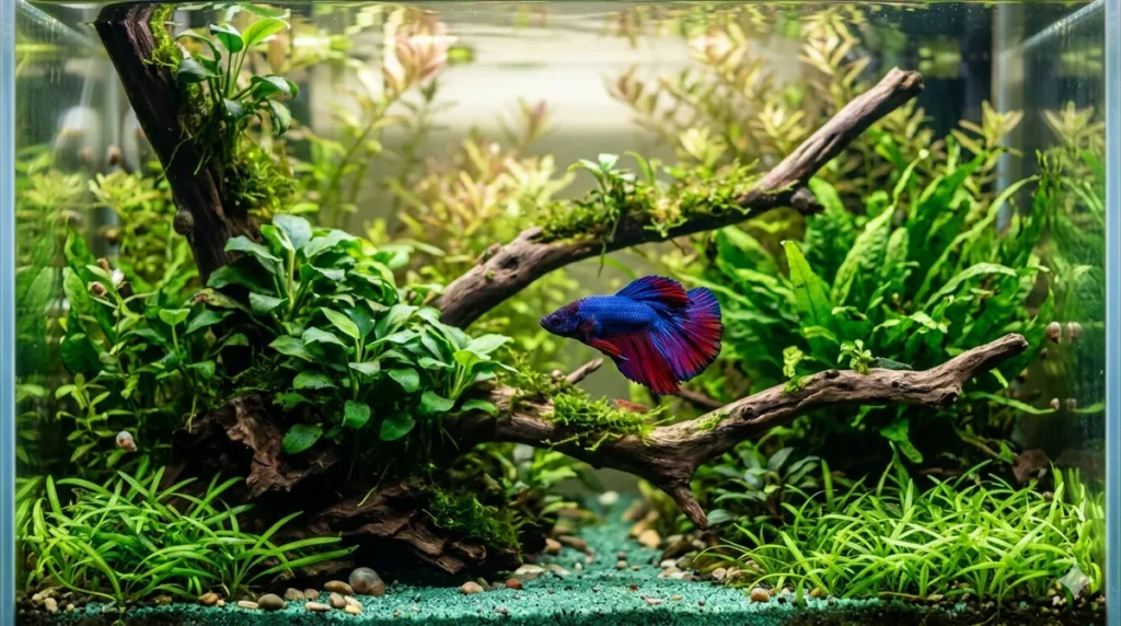 quanto tempo vive um peixe betta saudável em aquário plantado