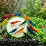 o que camarao de aquario come abobrinha varios camaroes coloridos