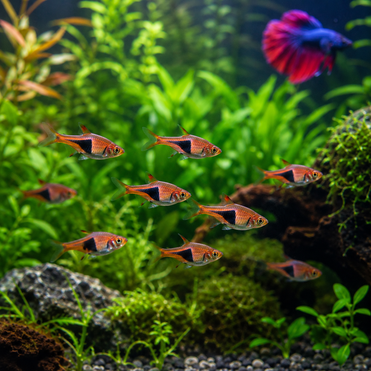 peixes compativem com betta